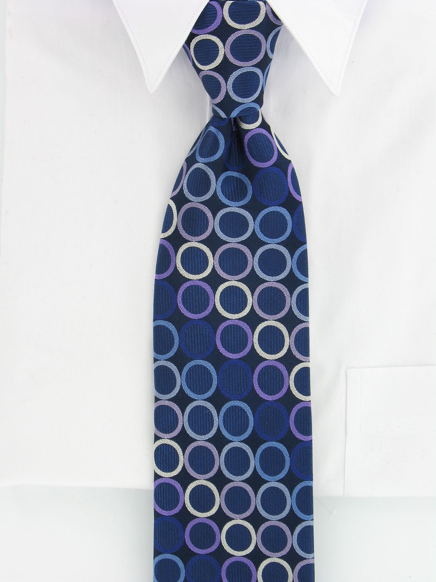 Michael Kors Blue Circles Tie