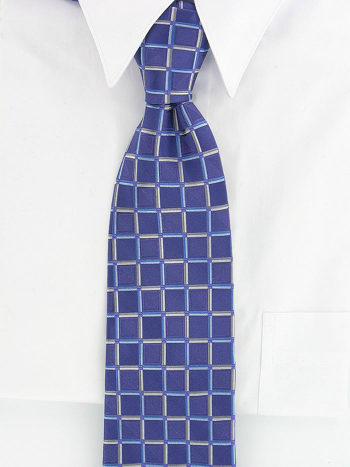 Michael Kors Purple Check Tie