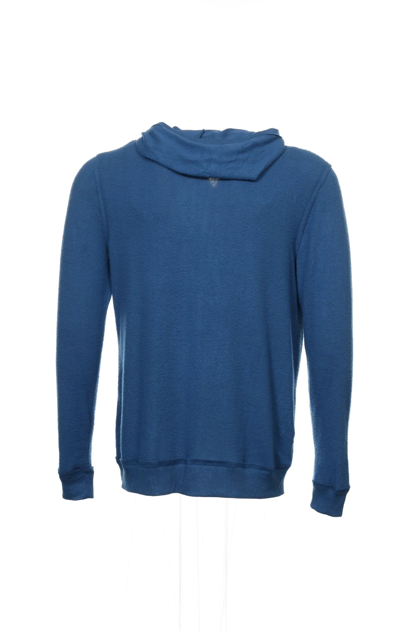 Abbot + Main Mens Blue Heather Full Zip Hoodie