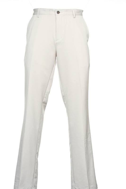 Adidas Men's Beige Flat Front Pants