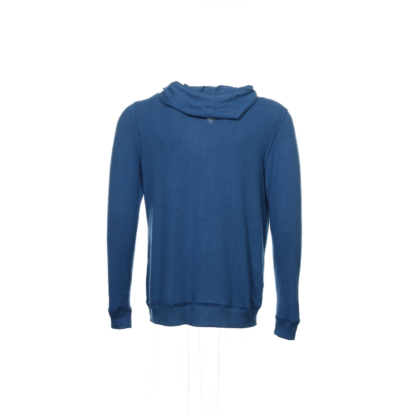 Abbot + Main Mens Blue Heather Full Zip Hoodie