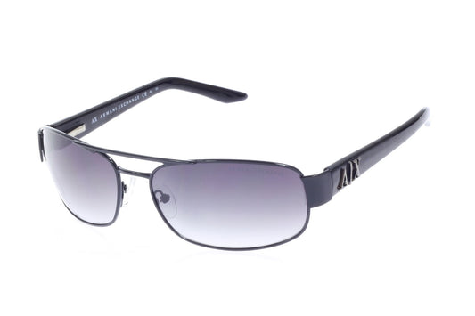 Armani Exchange AX032/S 006 @L Unisex Black Aviator Sunglasses