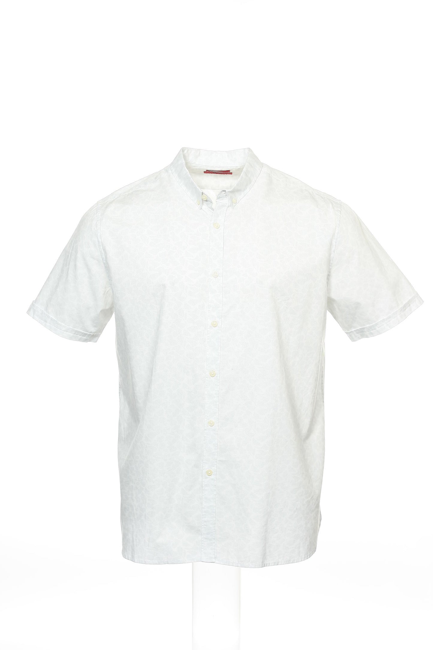 Alfani Men's White Floral Button Down Shirt