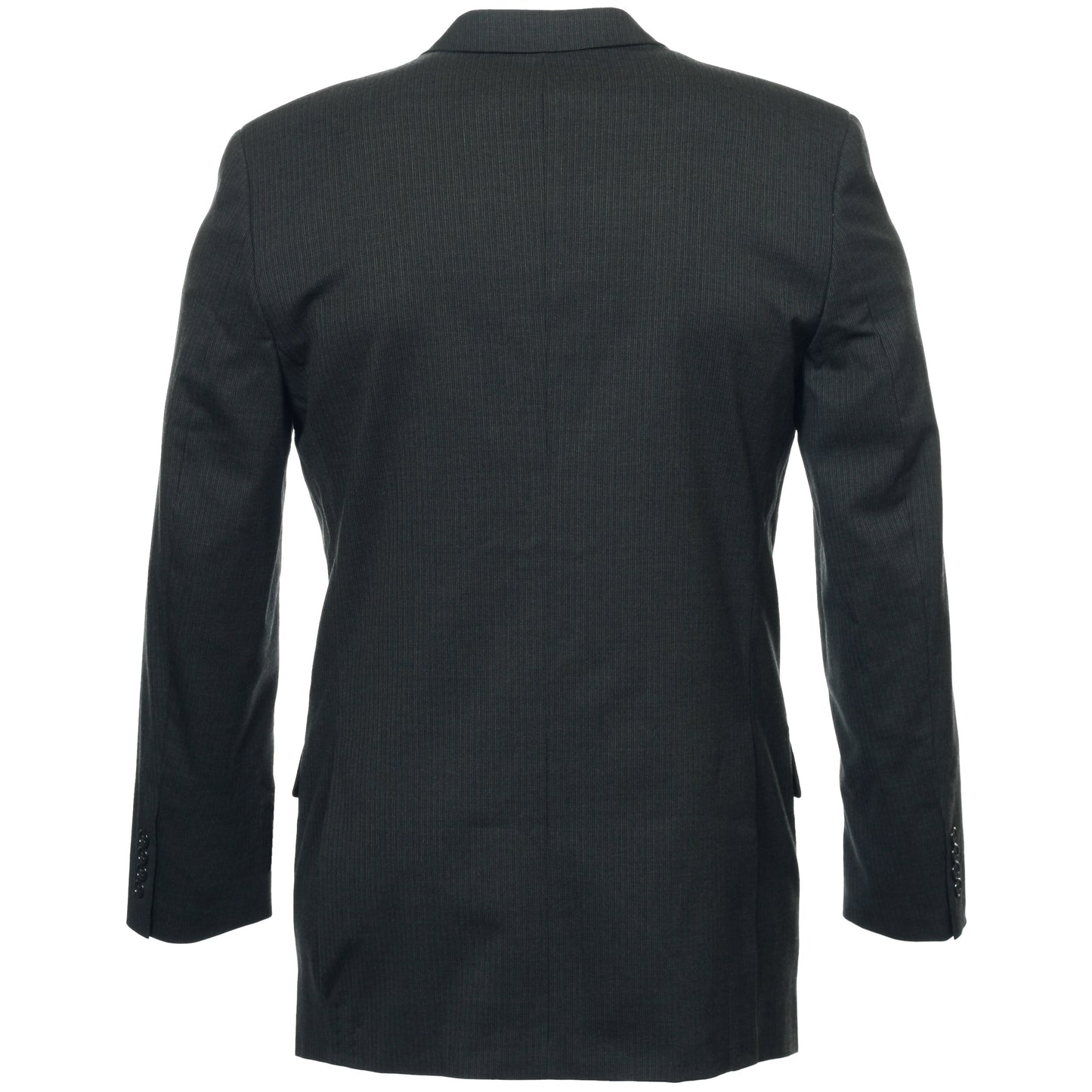 Alfani Mens Charcoal Pinstripe 3 Button Sport Coat Jacket Suit Separate