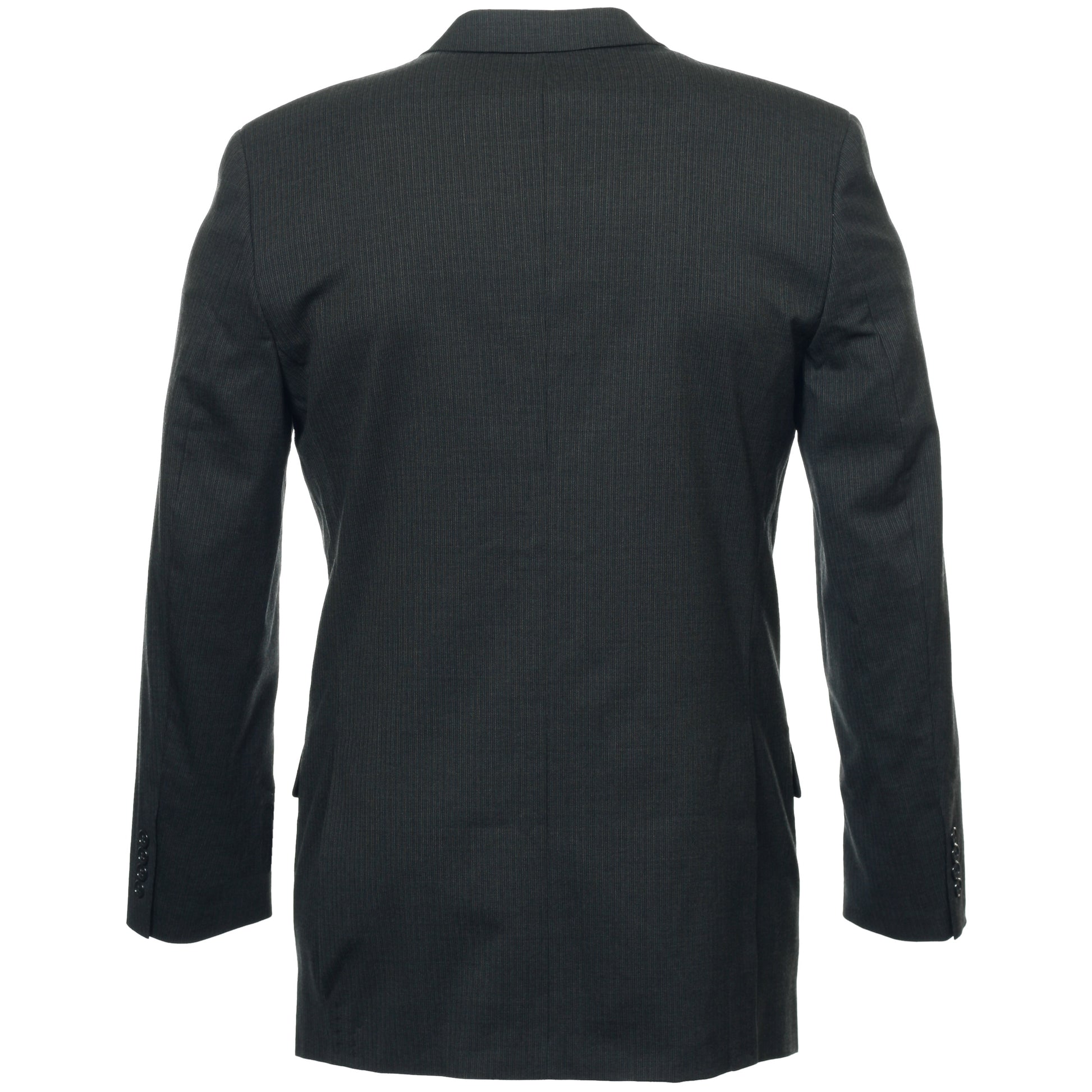 Alfani Mens Charcoal Pinstripe 3 Button Sport Coat Jacket Suit Separate