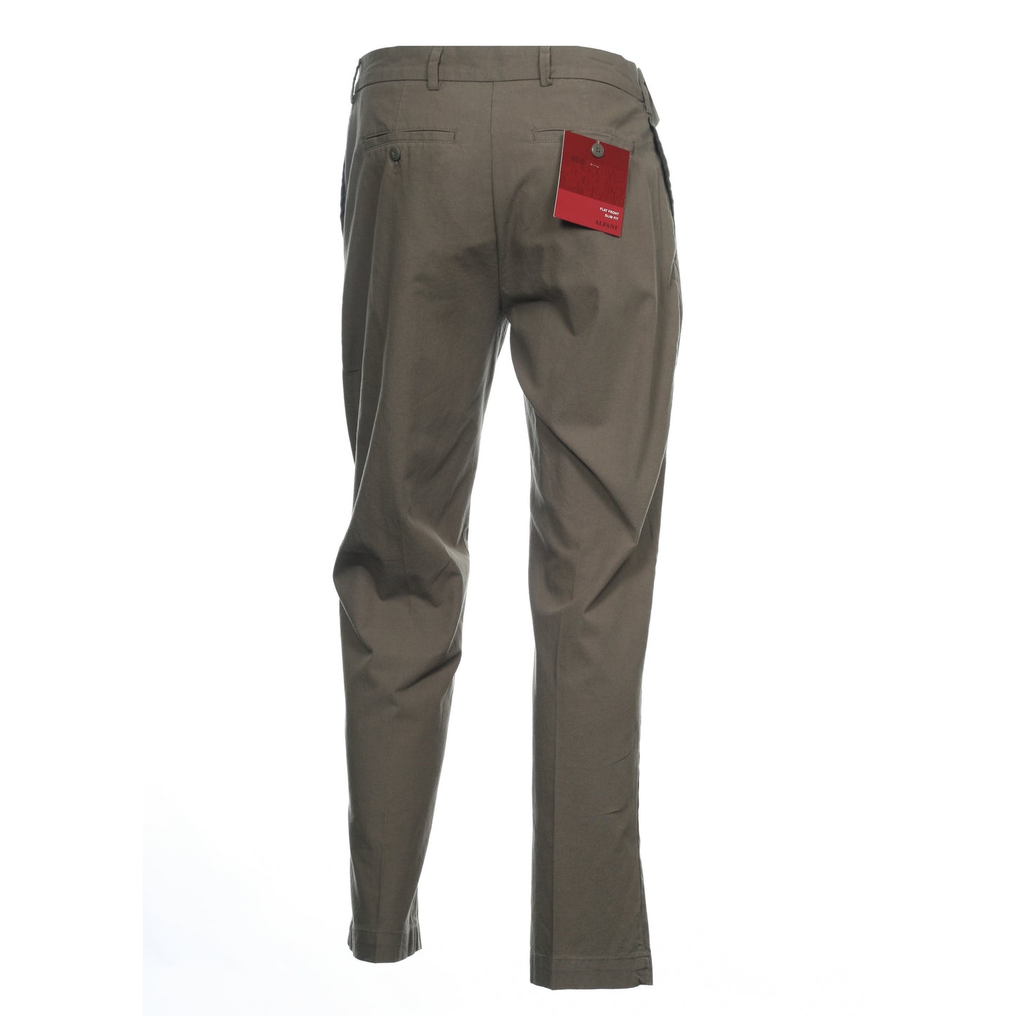 Alfani Men's Surplus Cotton Slim Fit Flat Front Chambray Pants (Surplus)