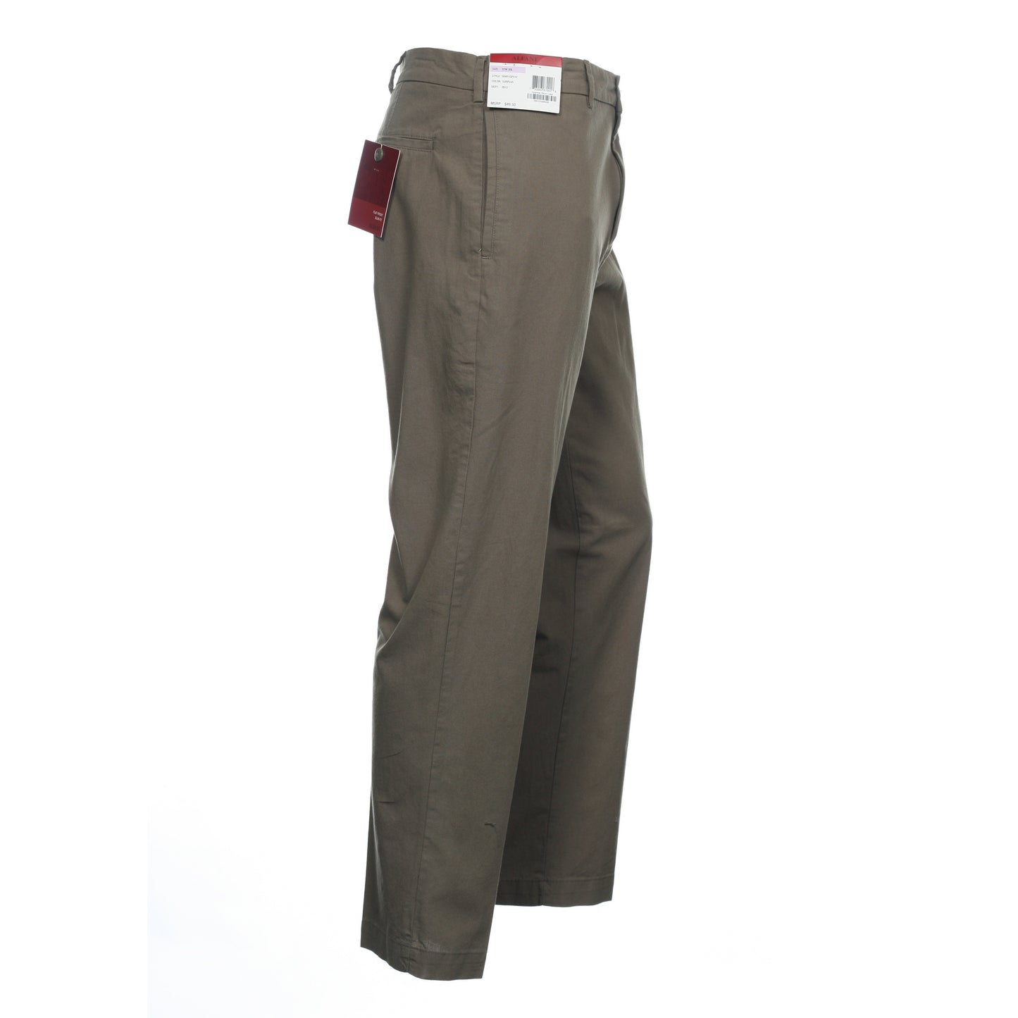 Alfani Men's Surplus Cotton Slim Fit Flat Front Chambray Pants (Surplus)