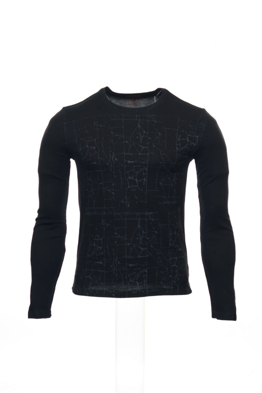 Alfani Mens Black Graphic T-Shirt