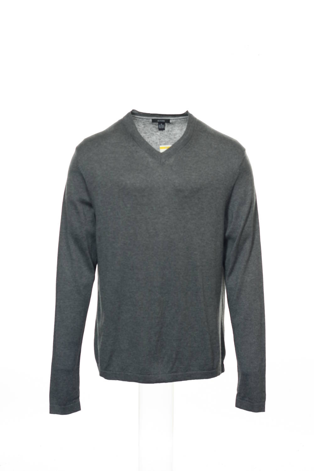 Alfani Men's Gray Heather V-Neck Sweater