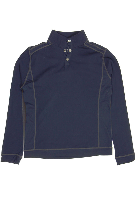 Alfani Mens Blue Pullover Shirt