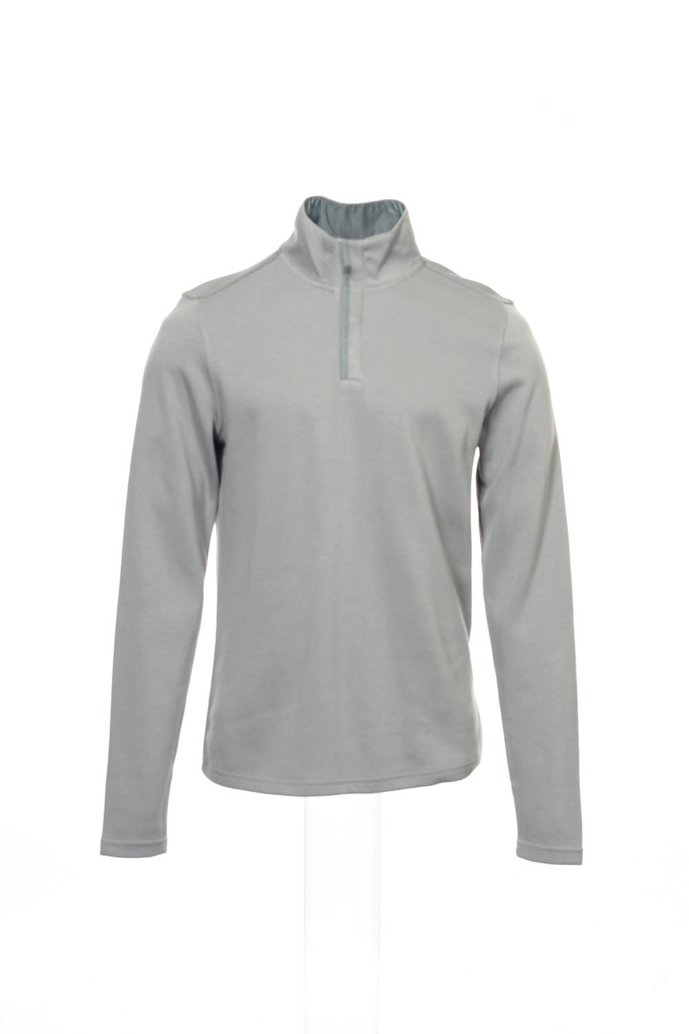 Alfani Red Men's Light Gray Half Zip Sweatshirt