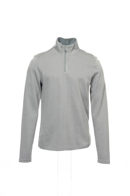 Alfani Red Men's Light Gray Half Zip Sweatshirt