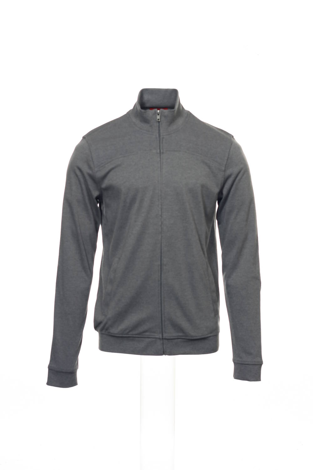 Alfani Red Men's Gray Heather Full Zip Sweatshirt