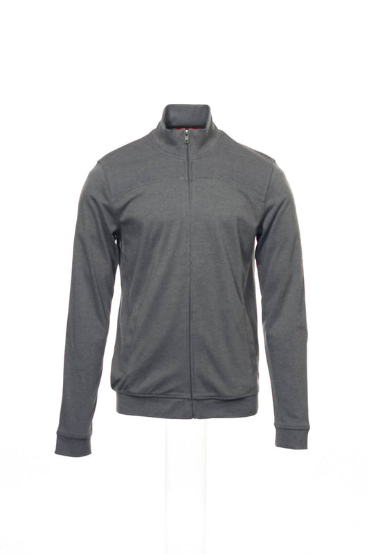 Alfani Red Men's Gray Heather Full Zip Sweatshirt