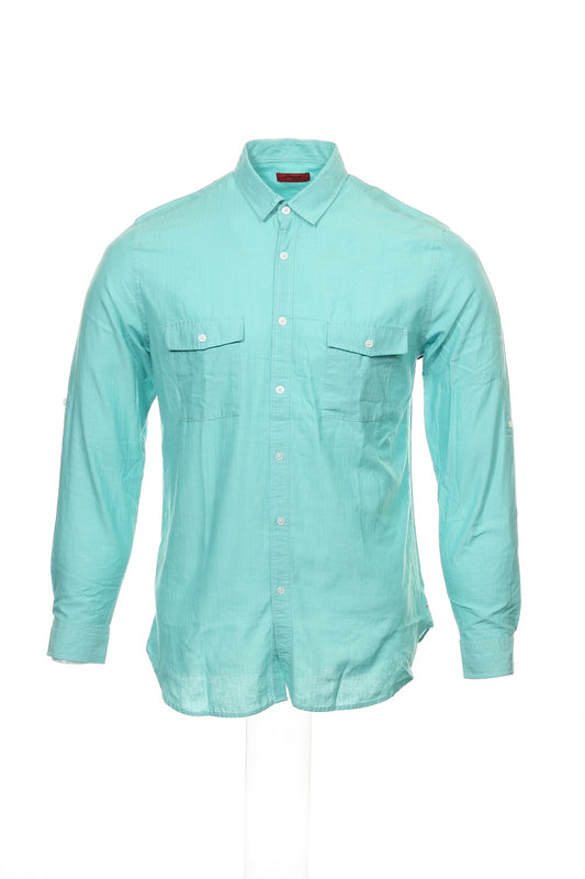 Alfani Red Men's Aqua Button Down Shirt