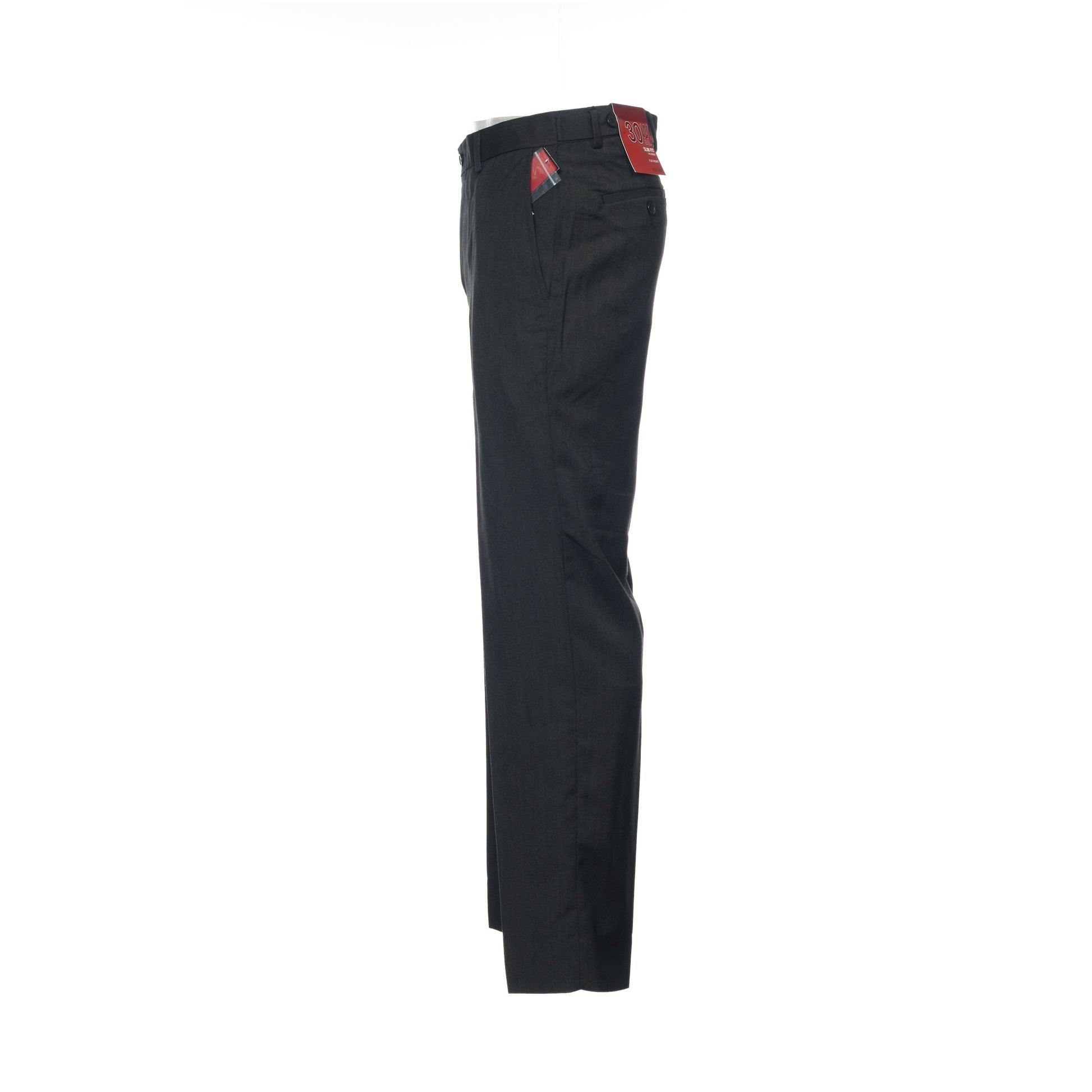 Alfani Red 'The Derek' Men's Gray Heather Flat Front Dress Pants