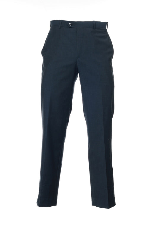 Alfani Red Men's Blue Pinstripe Flat Front Dress Pants