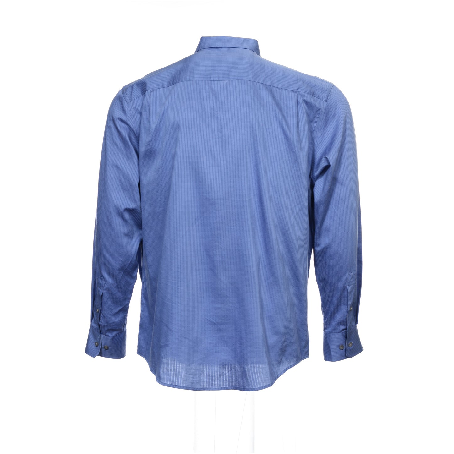 Alfani Men's Blue Checked Button Down Shirt