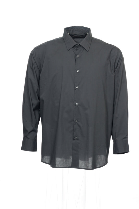 Alfani Big & Tall Men's Gray Pinstripe Button Down Shirt