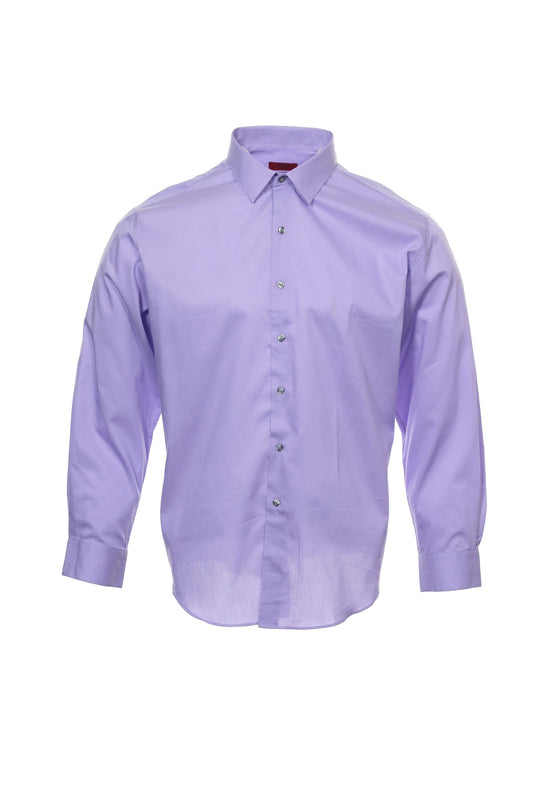Alfani Men's Light Purple Button Down Shirt