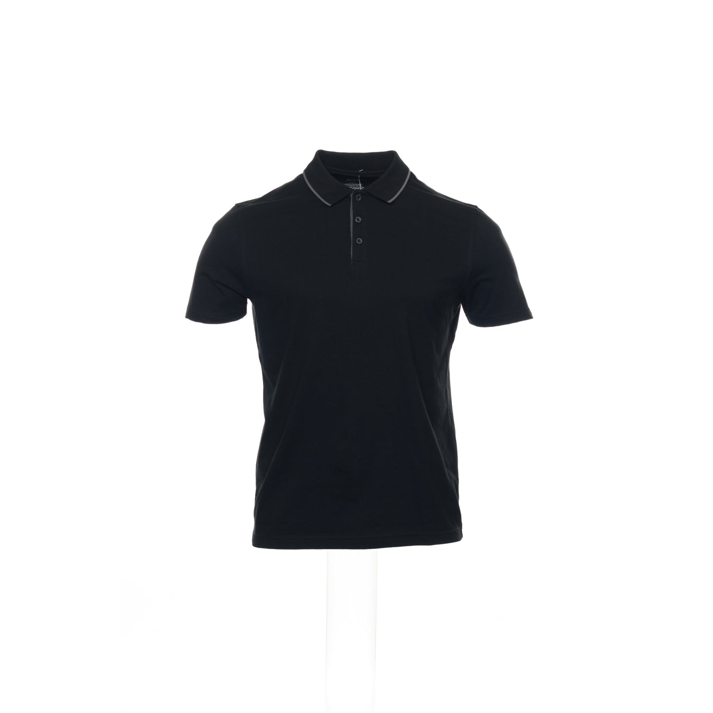 Alfani Mens Black Polo Shirt