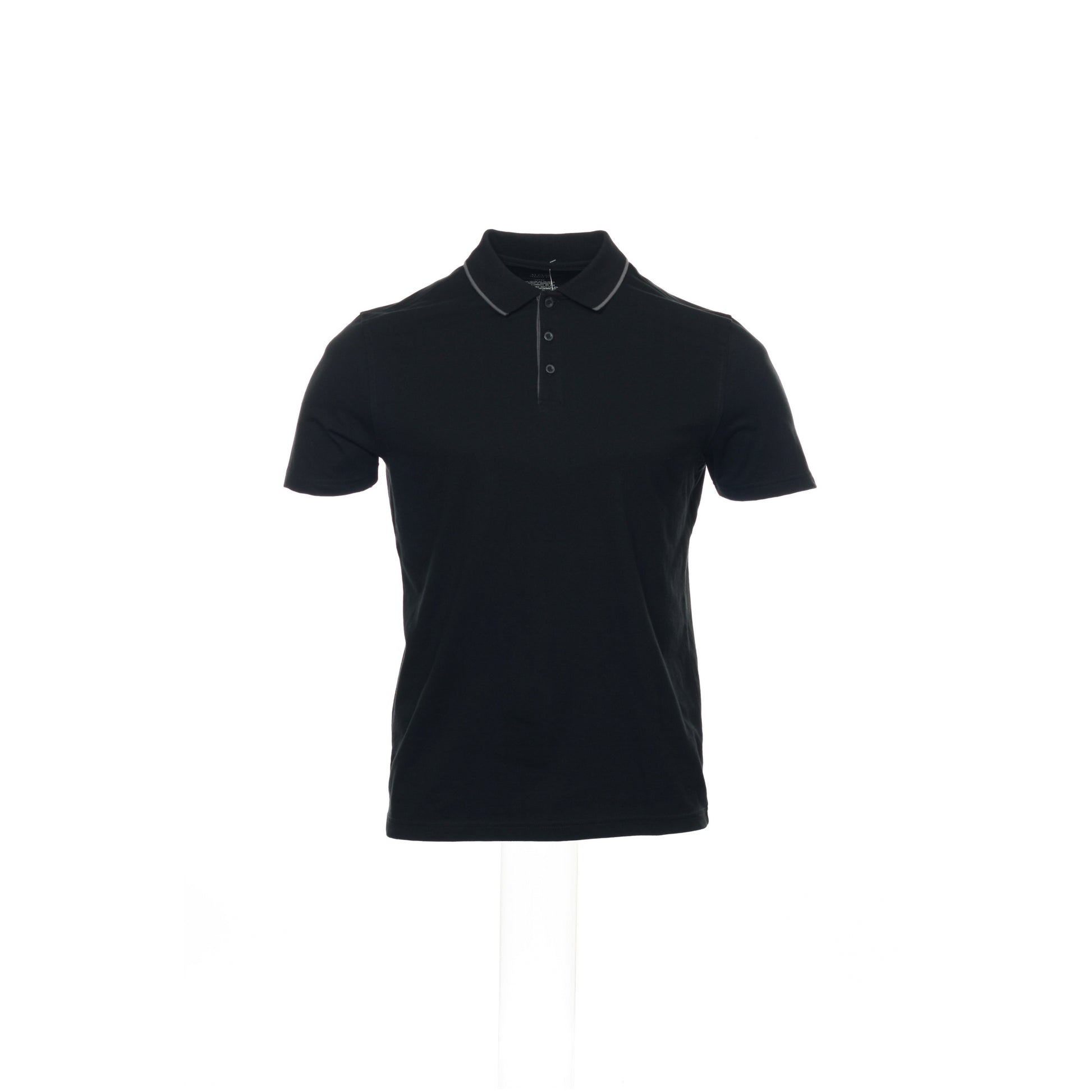 Alfani Mens Black Polo Shirt