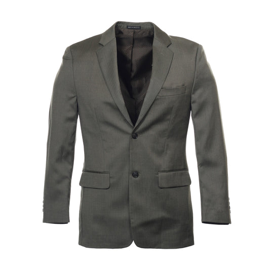 Alfani Mens Taupe Herringbone 2 Button Sport Coat Suit Jacket