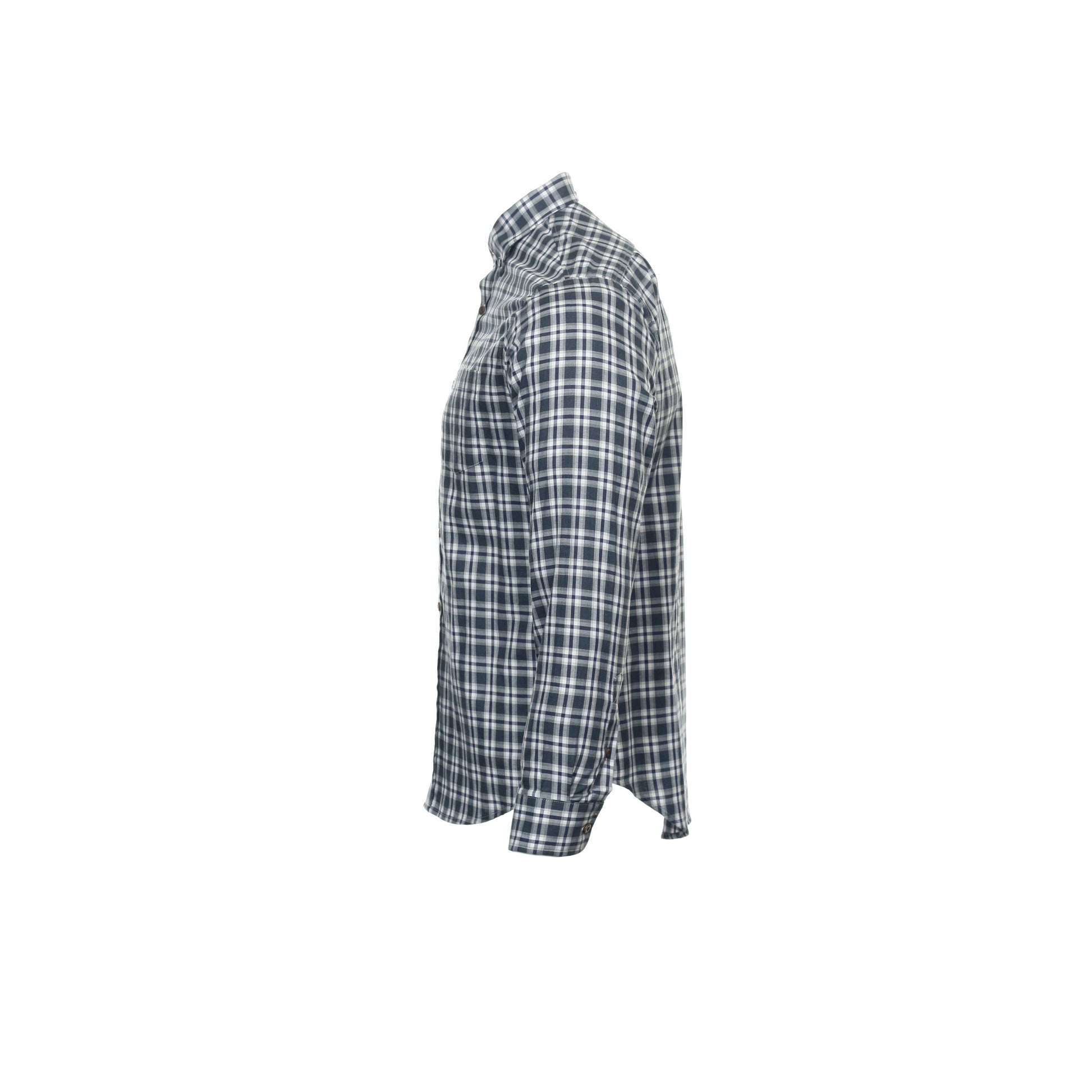 Argyleculture by Russell Simmons Men's Blue Plaid Button Down Shirt