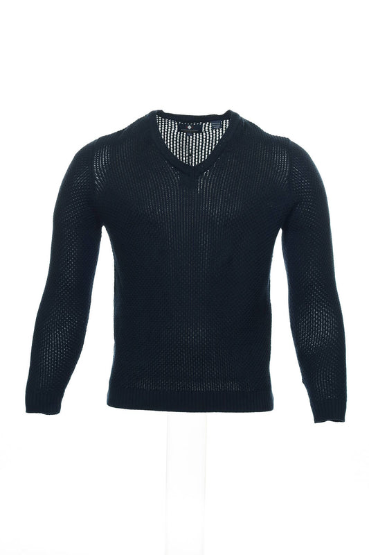 Argyleculture by Russell Simmons Men's Blue Gradient V-Neck Sweater