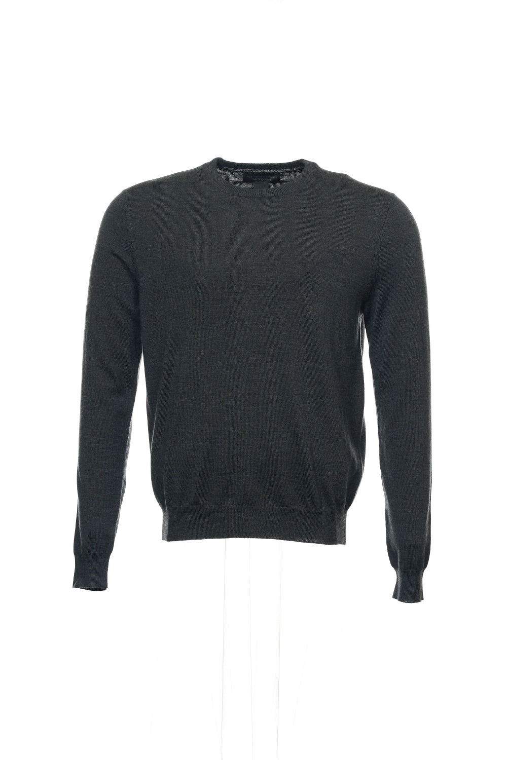 Baruffa Men's Gray Heather Crew Neck Sweater