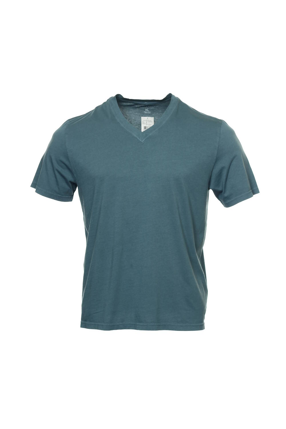 The Men's Store by Baruffa Men's Green Heather V-Neck T-Shirt