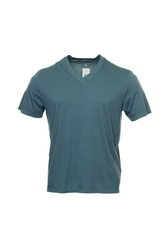 The Men's Store by Baruffa Men's Green Heather V-Neck T-Shirt