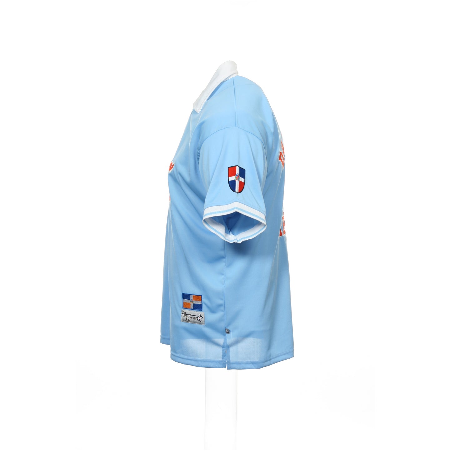 BB Jeans London Mens Light Blue Dominican Republic Soccer Polo Jersey
