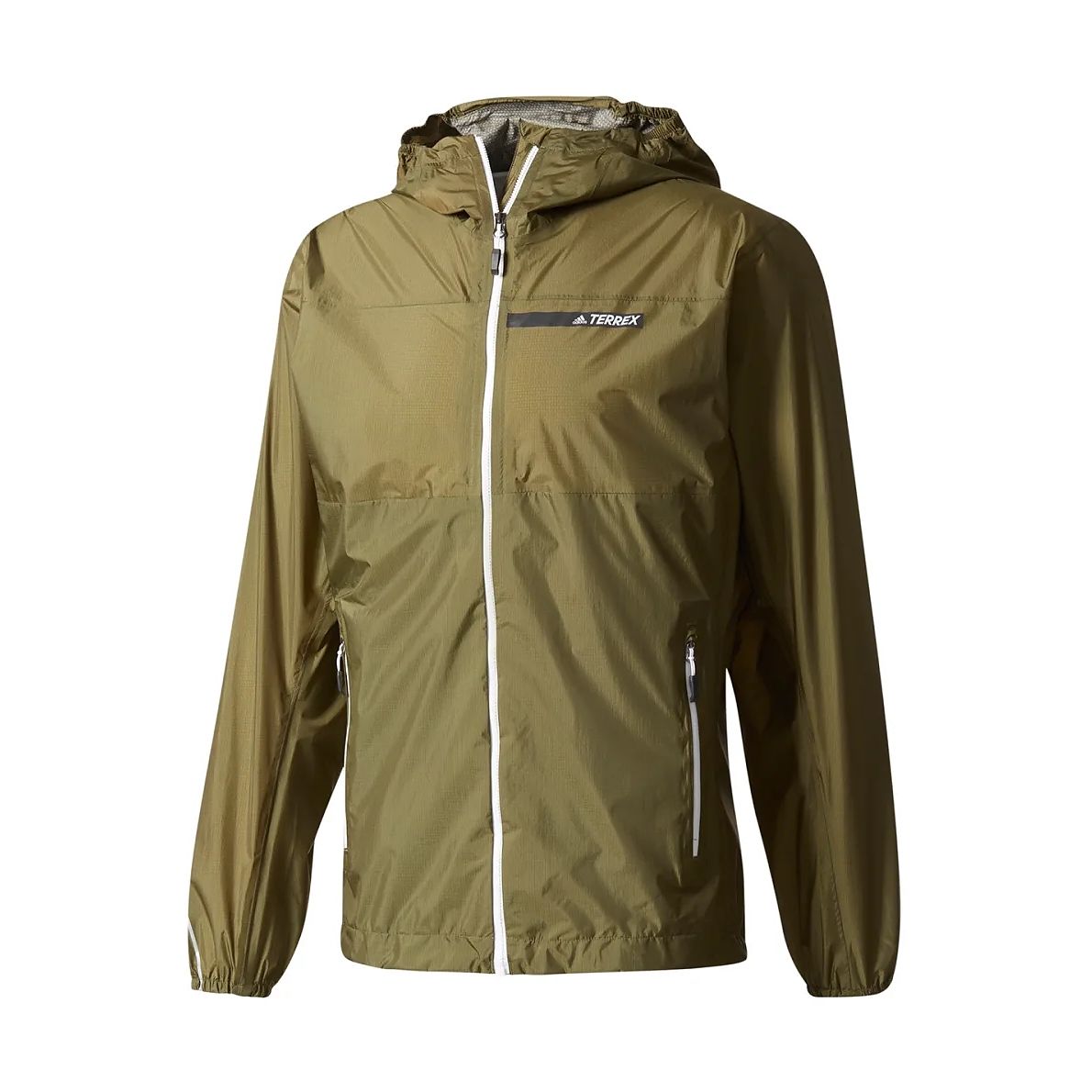 Adidas Fastpack Mens Trace Olvie Terrex Fastpack 2.5L Rain Jacket