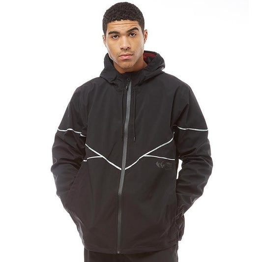 Adidas Mens Black 3l Premiere Hooded Jacket