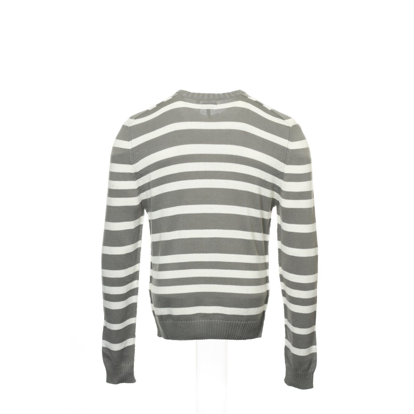 Buffalo by David Bitton (Warner) Men's Pewter Wide Striped V-Neck Sweater