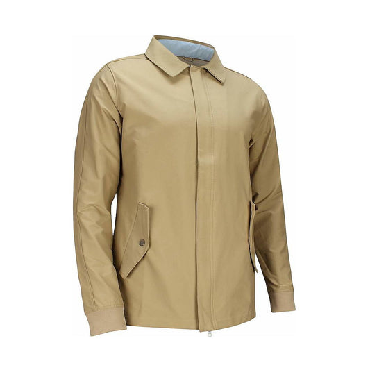 Nike Mens Parachute Beige Repel Player Full-Zip Golf Rain Jacket