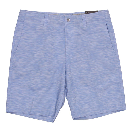 Callaway Golf Mens Infinity Blue Chevron Stretch Waistband Opti-Dri Shorts