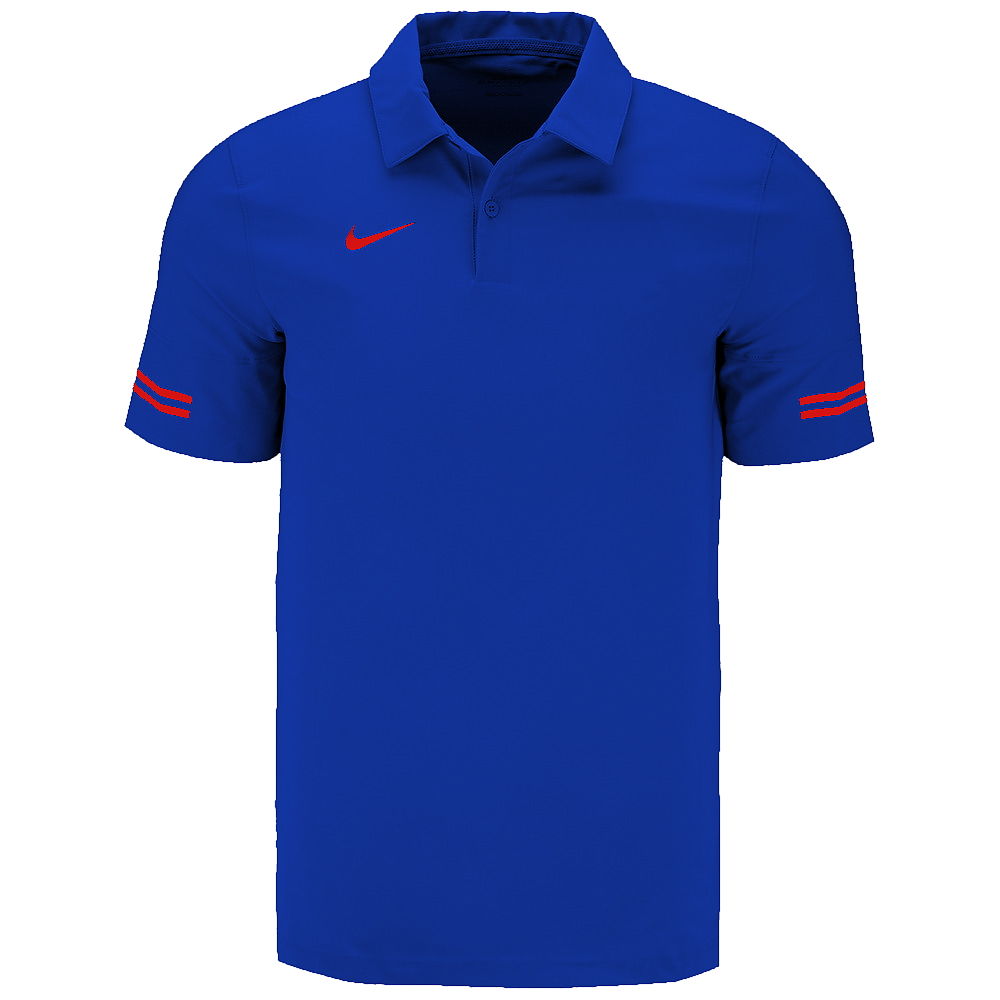 Nike Team Flex Mens Royal Dry Fit Custom Flex Polo Shirt