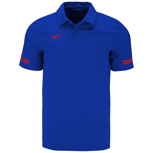 Nike Team Flex Mens Royal Dry Fit Custom Flex Polo Shirt