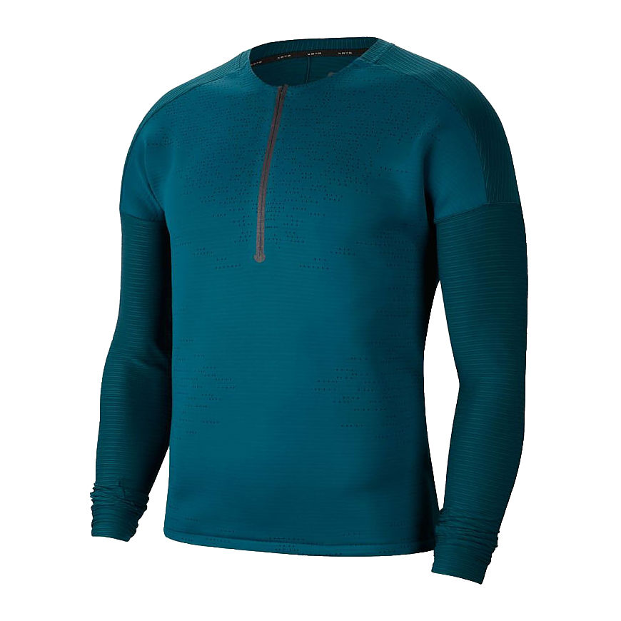 Nike Tech Pack Mens Midnight Turquoise Graphic Half Zip Pullover