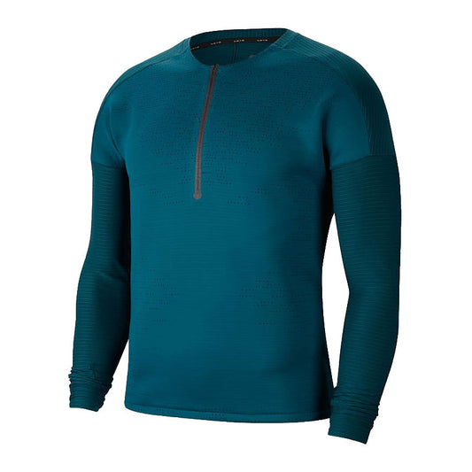 Nike Tech Pack Mens Midnight Turquoise Graphic Half Zip Pullover