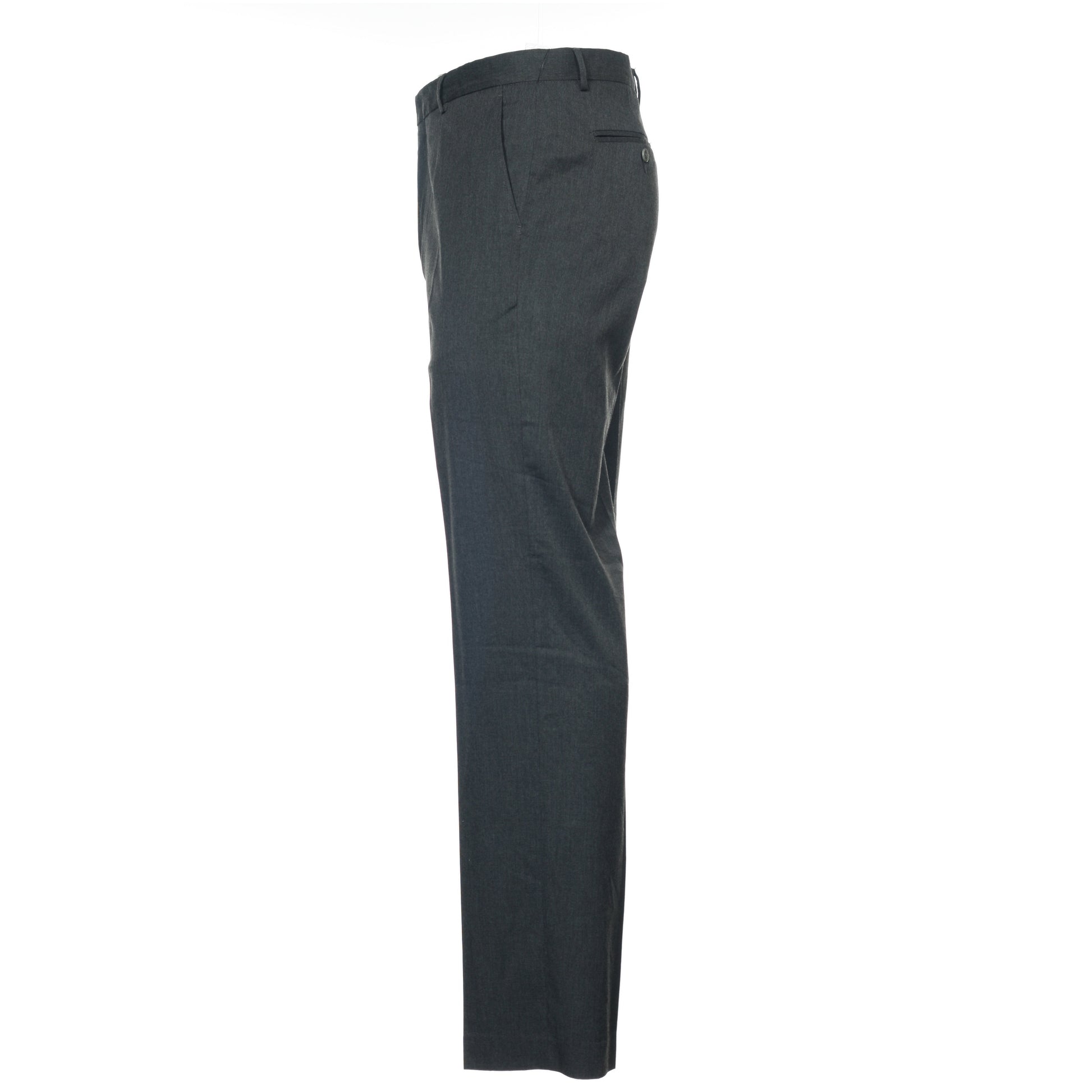 Calvin Klein Men's Gray Heather Flat Front Dress Pants