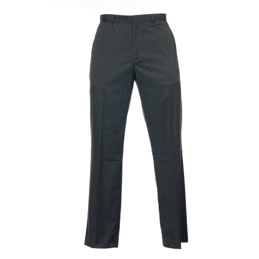 Calvin Klein Men's Gray Heather Flat Front Dress Pants