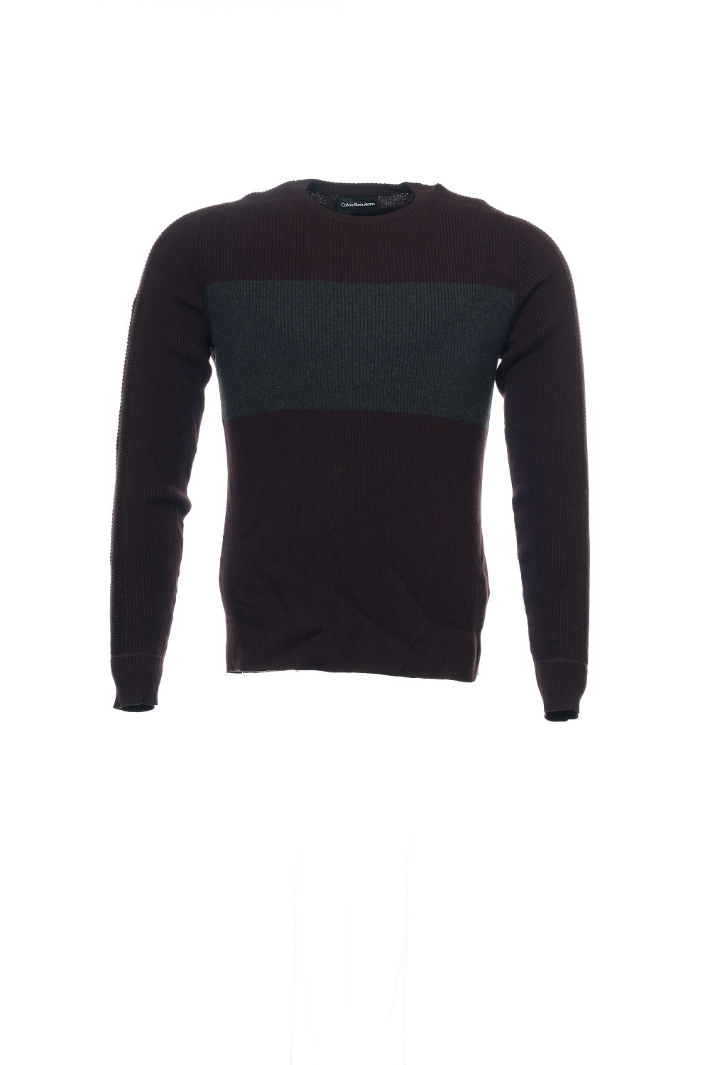 Calvin Klein Jeans Men's Purple Crew Neck Sweater