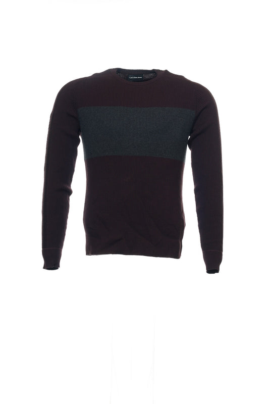 Calvin Klein Jeans Men's Purple Crew Neck Sweater