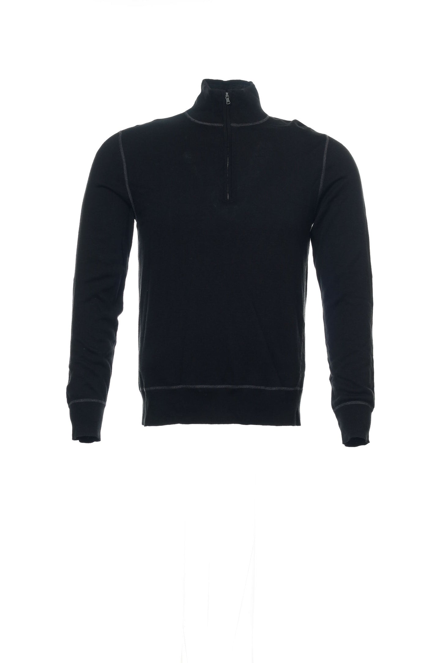 Calvin Klein Jeans Men's Black Half Zip Sweater