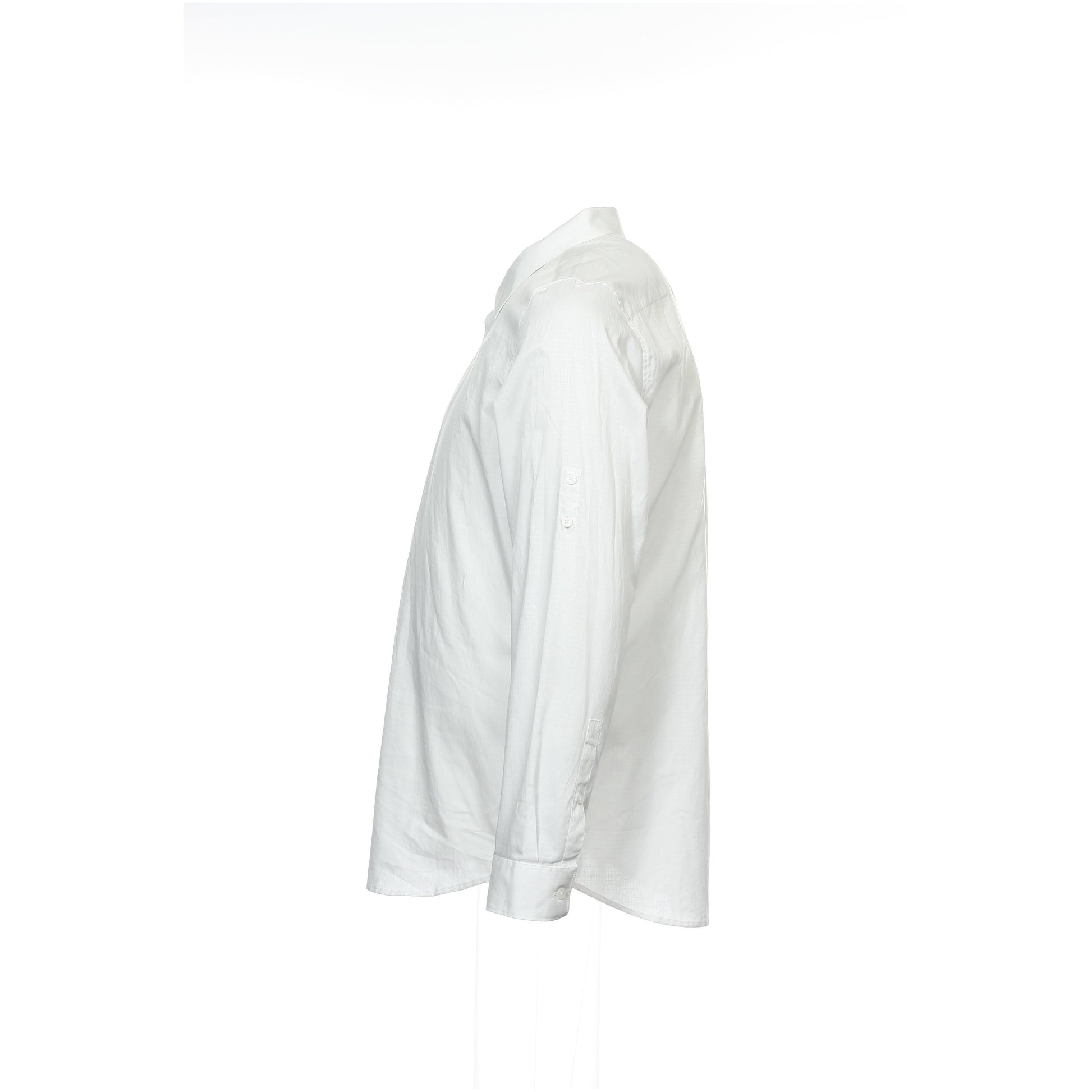 Calvin Klein Mens Light Gray Button Down Shirt
