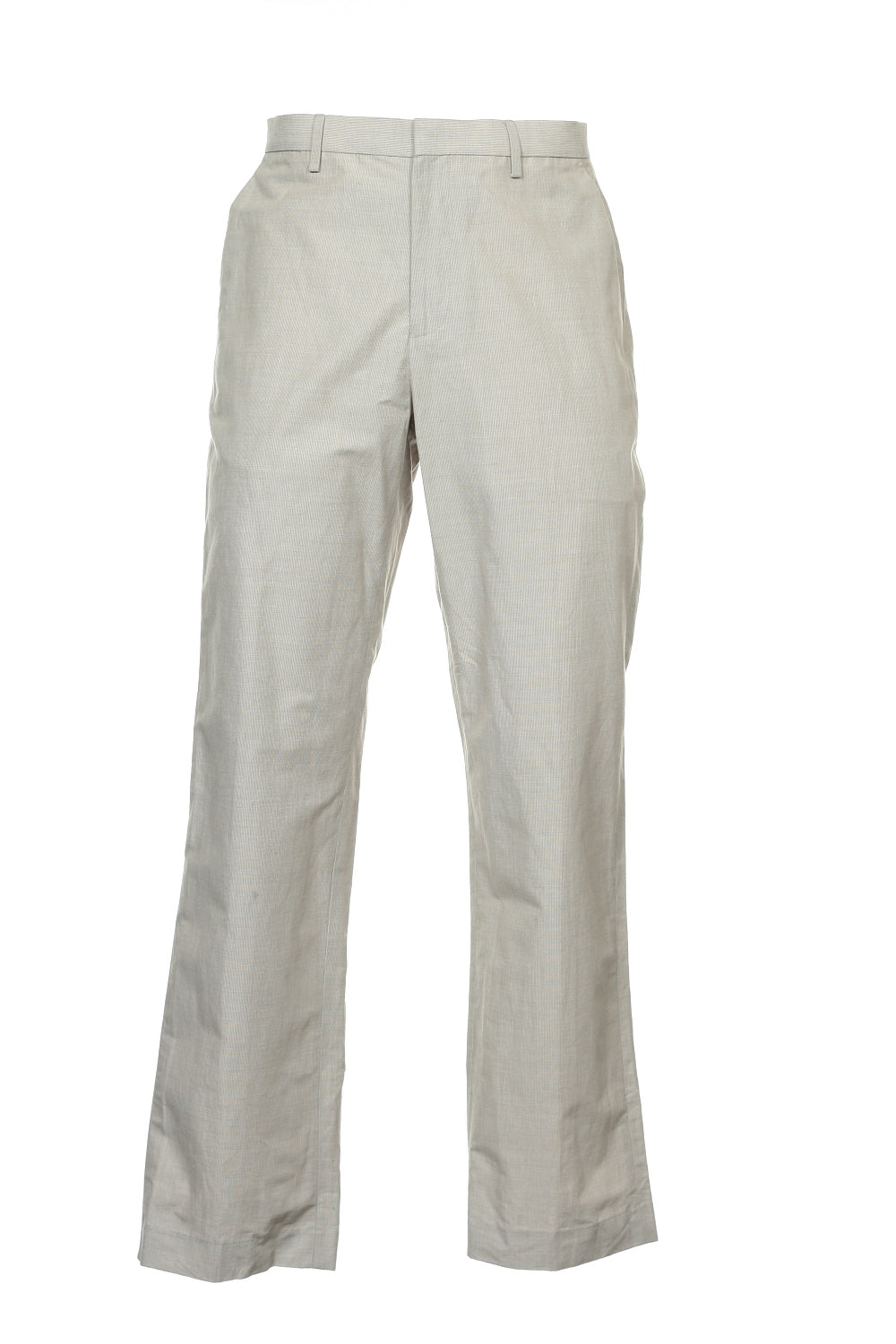 Calvin Klein Men's Light Gray Heather Flat Front Pants