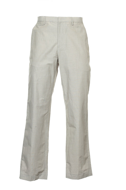 Calvin Klein Men's Light Gray Heather Flat Front Pants